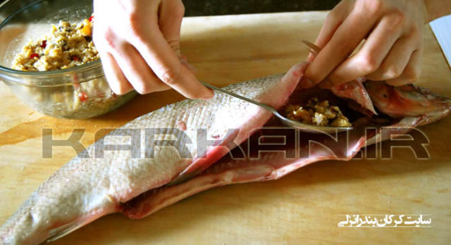 آموزش و طرز تهیه ماهی شکم پر Baked Fish Stuffed