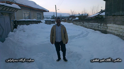 عکس برف ۹۲ روستای کرکان شماره ۶