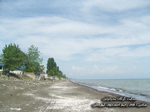 ساحل  دریای کپورچال بندرانزلی